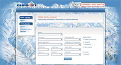 Desktop Screenshot of euroski.aspone.cz