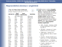 Tablet Screenshot of anglictina.aspone.cz