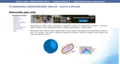 Desktop Screenshot of matematika.aspone.cz