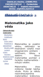 Mobile Screenshot of matematika.aspone.cz